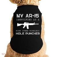 Funny Gun Righs Second Amendment My AR 15 Doggie Tank thumb 0