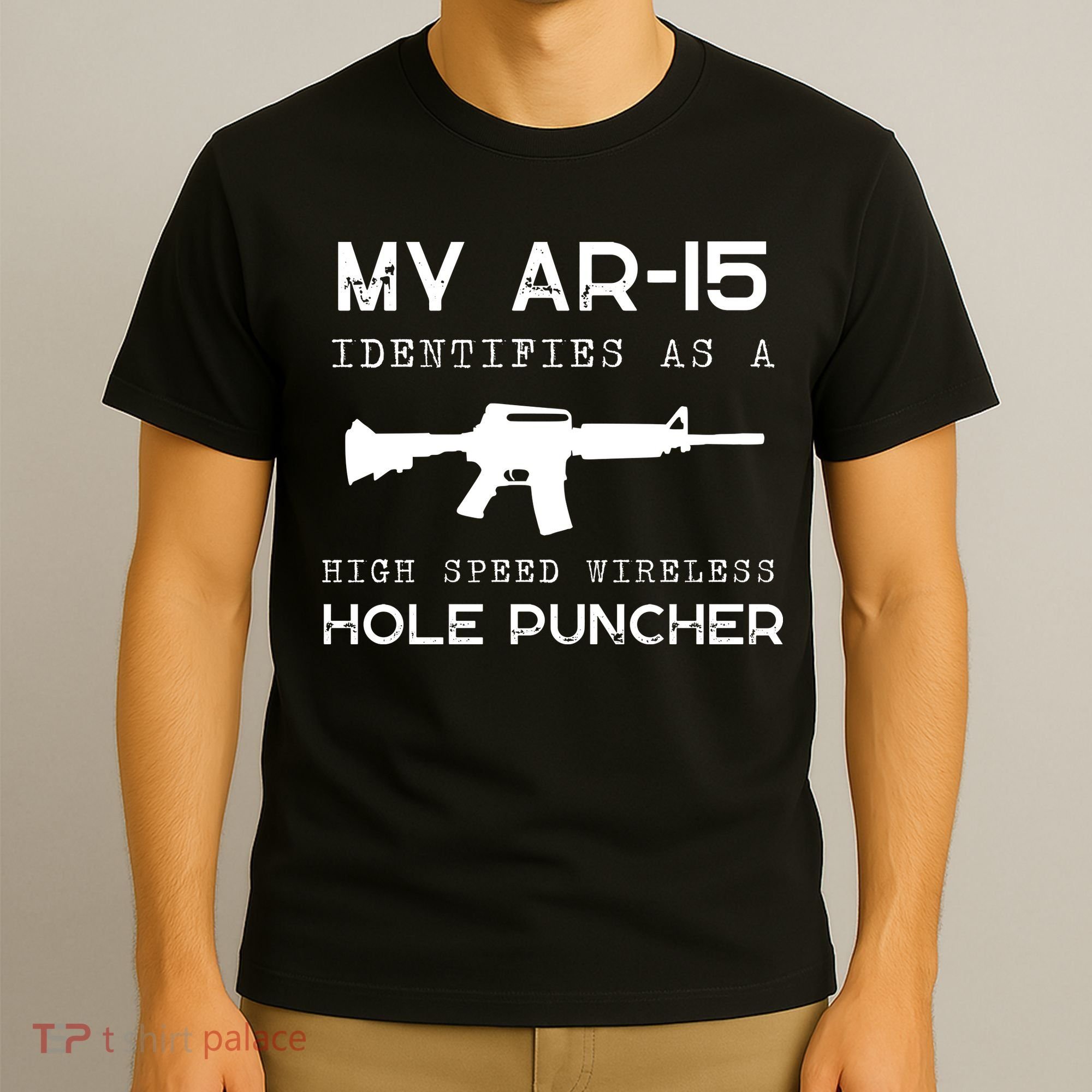 Funny Gun Righs Second Amendment My AR 15 T-Shirt