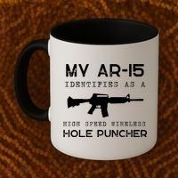 Funny Gun Righs Second Amendment My AR 15 Coffee Mug thumb 2
