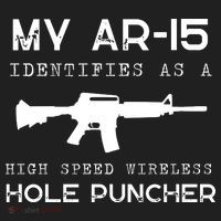 Funny Gun Righs Second Amendment My AR 15 Beanie thumb 2