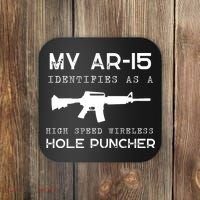 Funny Gun Righs Second Amendment My AR 15 Coaster thumb 0