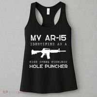 Funny Gun Righs Second Amendment My AR 15 Women's Tank Top thumb 3