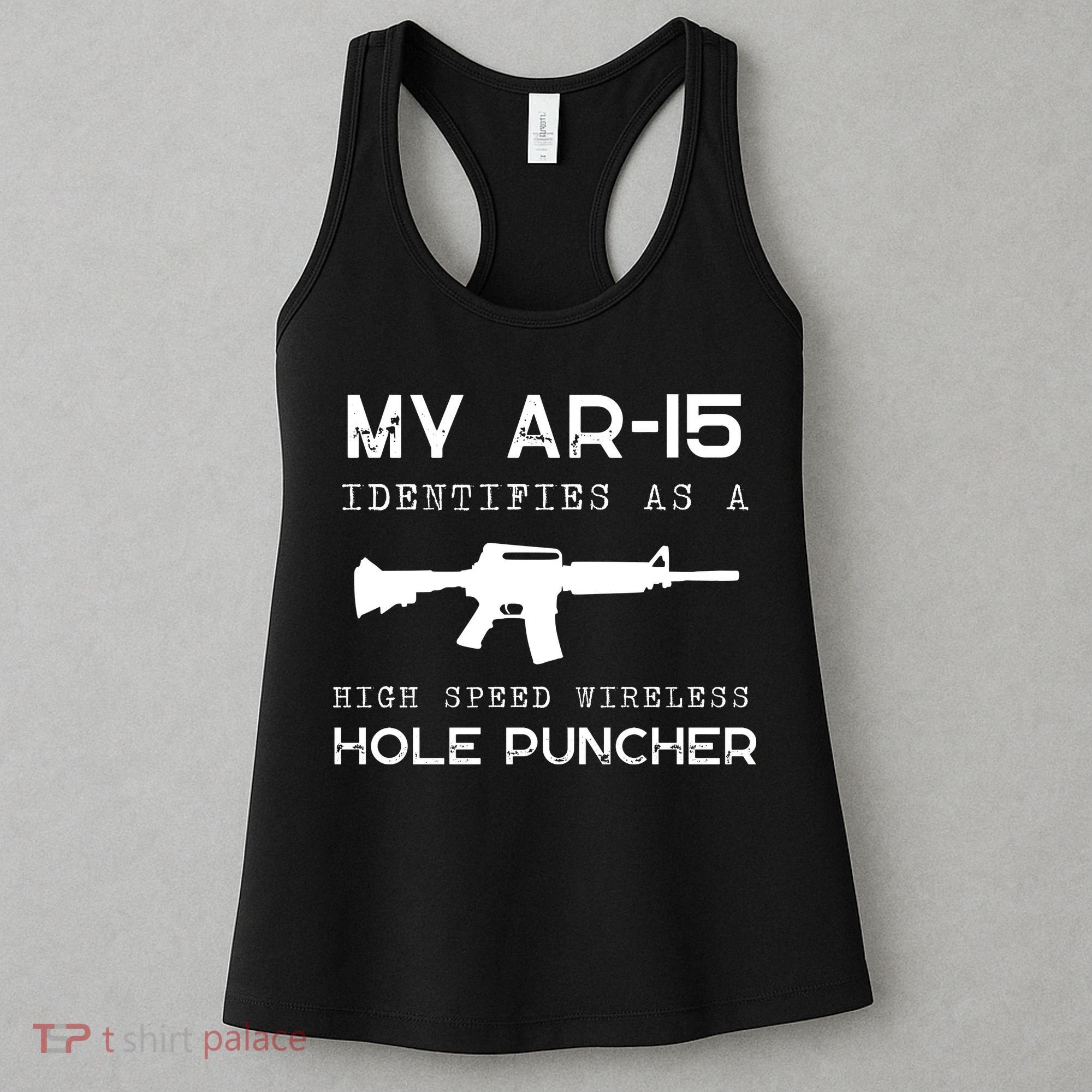 Funny Gun Righs Second Amendment My AR 15 Women's Tank Top
