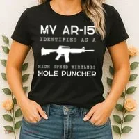 Funny Gun Righs Second Amendment My AR 15 Women's T-Shirt thumb 2