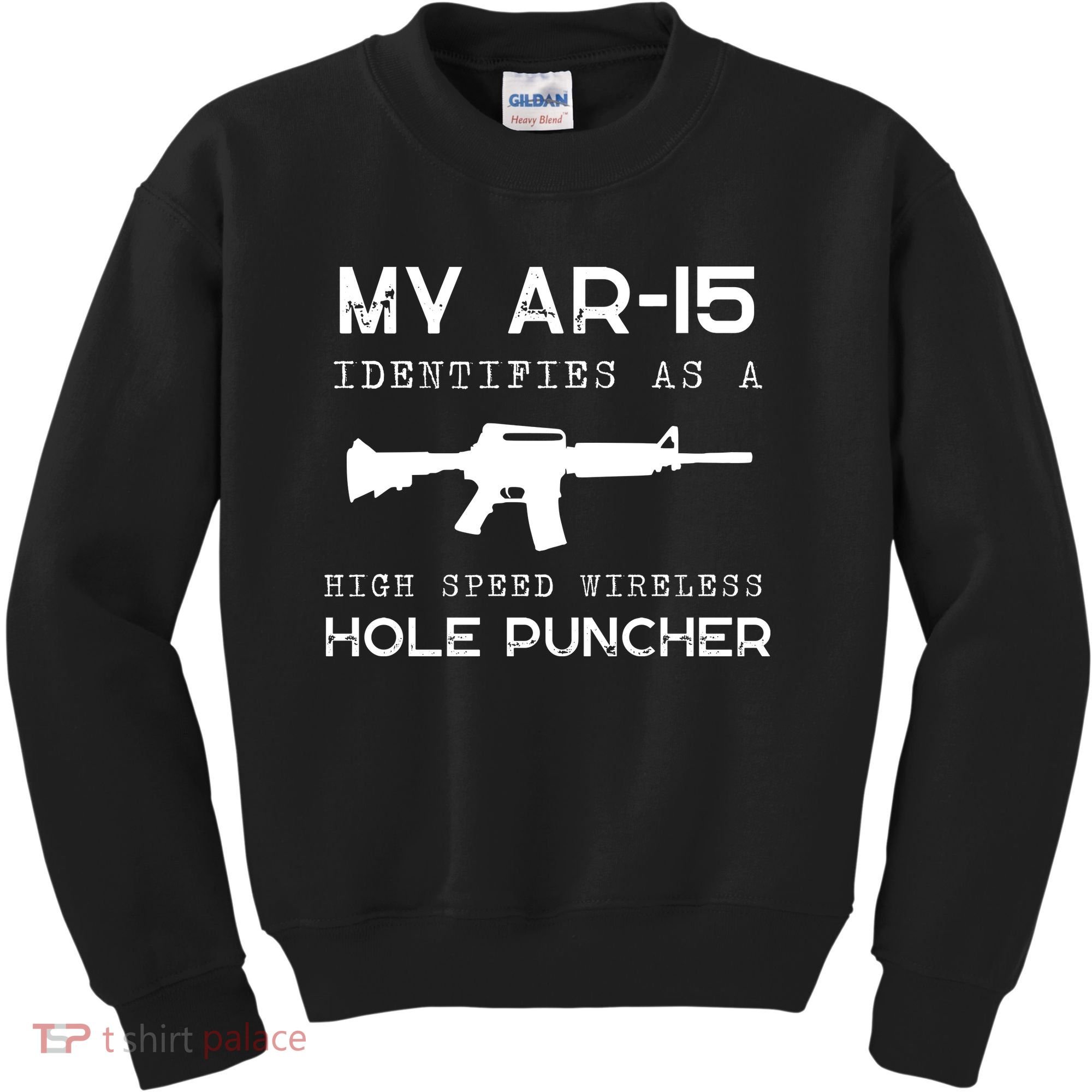 Funny Gun Righs Second Amendment My AR 15 Kids Sweatshirt