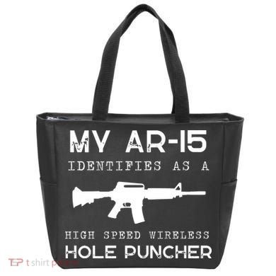 Funny Gun Righs Second Amendment My AR 15 Tote Bag