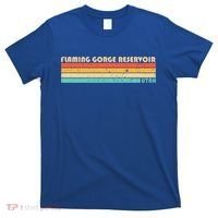 Flaming Gorge Reservoir Utah Funny Fishing Camping Summer Meaningful Gift T-Shirt thumb 0
