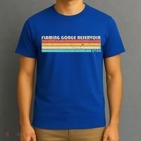 Flaming Gorge Reservoir Utah Funny Fishing Camping Summer Meaningful Gift T-Shirt thumb 3