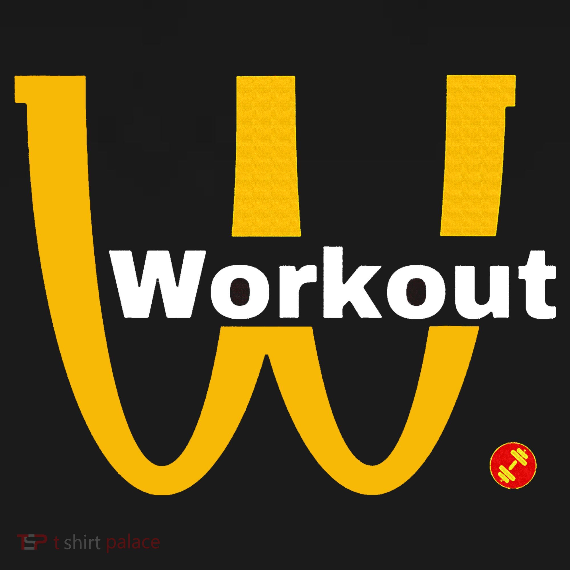 Fitness Gym Sarcastic Spoof Parody Logo Funny Workout Coaster