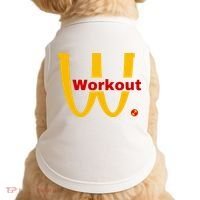 Fitness Gym Sarcastic Spoof Parody Logo Funny Workout Doggie Tank thumb 0
