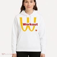 Fitness Gym Sarcastic Spoof Parody Logo Funny Workout Hoodie thumb 5