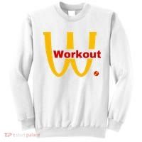 Fitness Gym Sarcastic Spoof Parody Logo Funny Workout Sweatshirt thumb 0