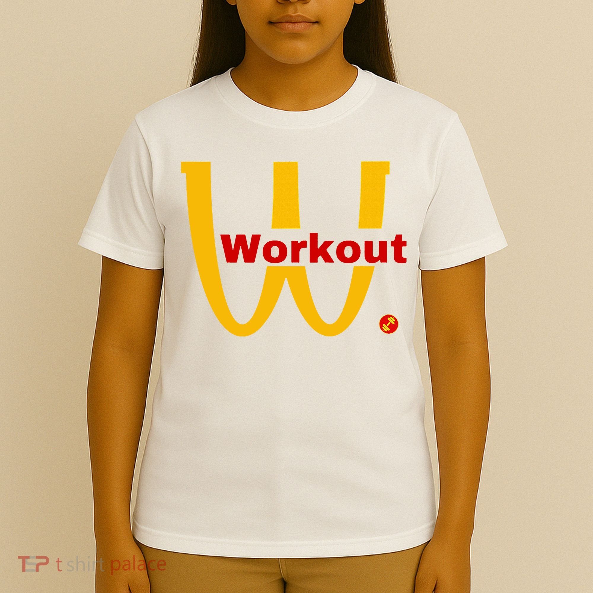 Fitness Gym Sarcastic Spoof Parody Logo Funny Workout T-Shirt