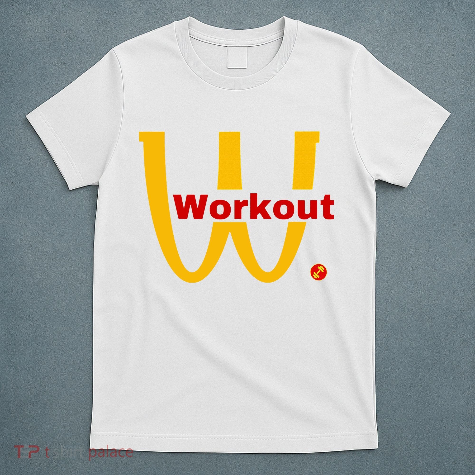 Fitness Gym Sarcastic Spoof Parody Logo Funny Workout T-Shirt