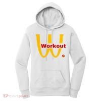 Fitness Gym Sarcastic Spoof Parody Logo Funny Workout Women's Hoodie thumb 0