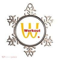 Fitness Gym Sarcastic Spoof Parody Logo Funny Workout Ornament thumb 0