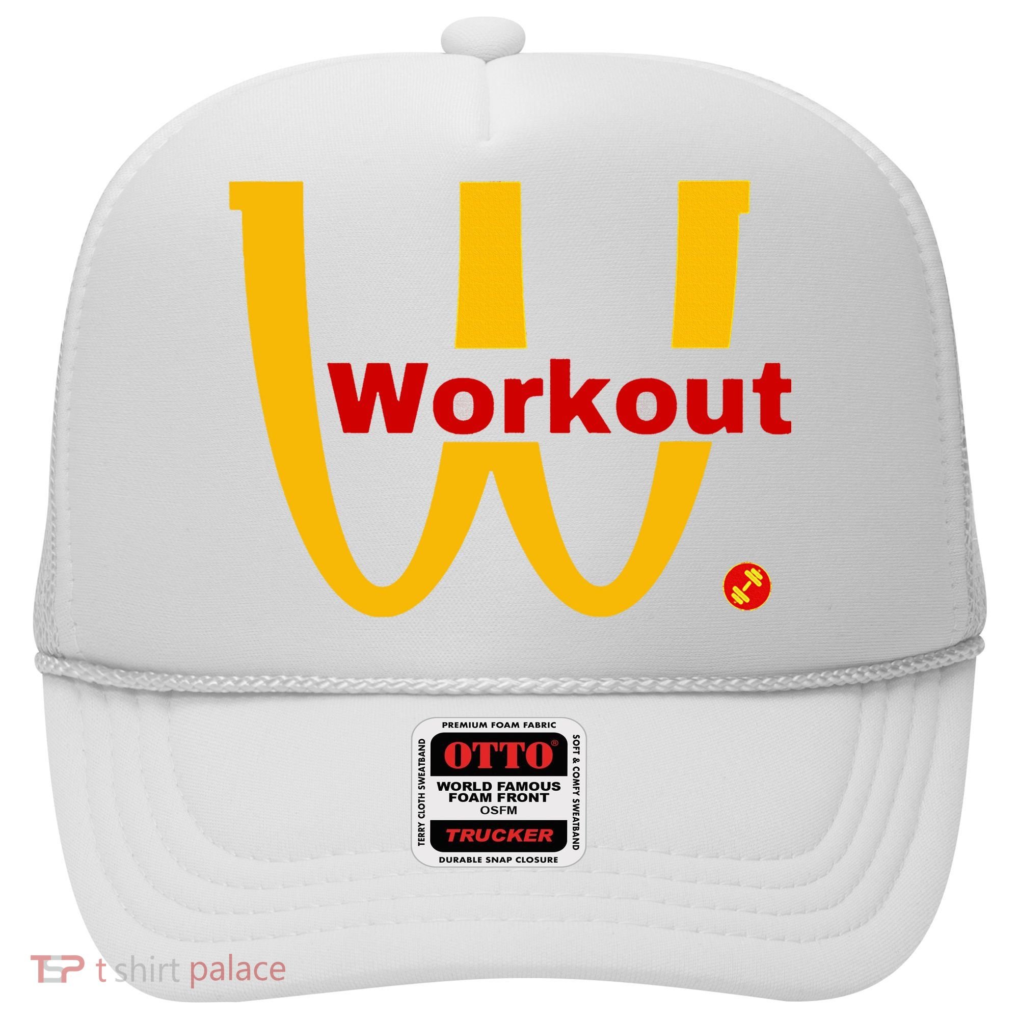 Fitness Gym Sarcastic Spoof Parody Logo Funny Workout Hat