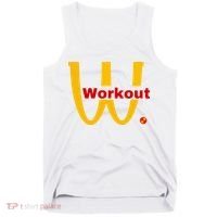 Fitness Gym Sarcastic Spoof Parody Logo Funny Workout Tank Top thumb 0
