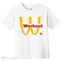 Fitness Gym Sarcastic Spoof Parody Logo Funny Workout Toddler T-Shirt thumb 0