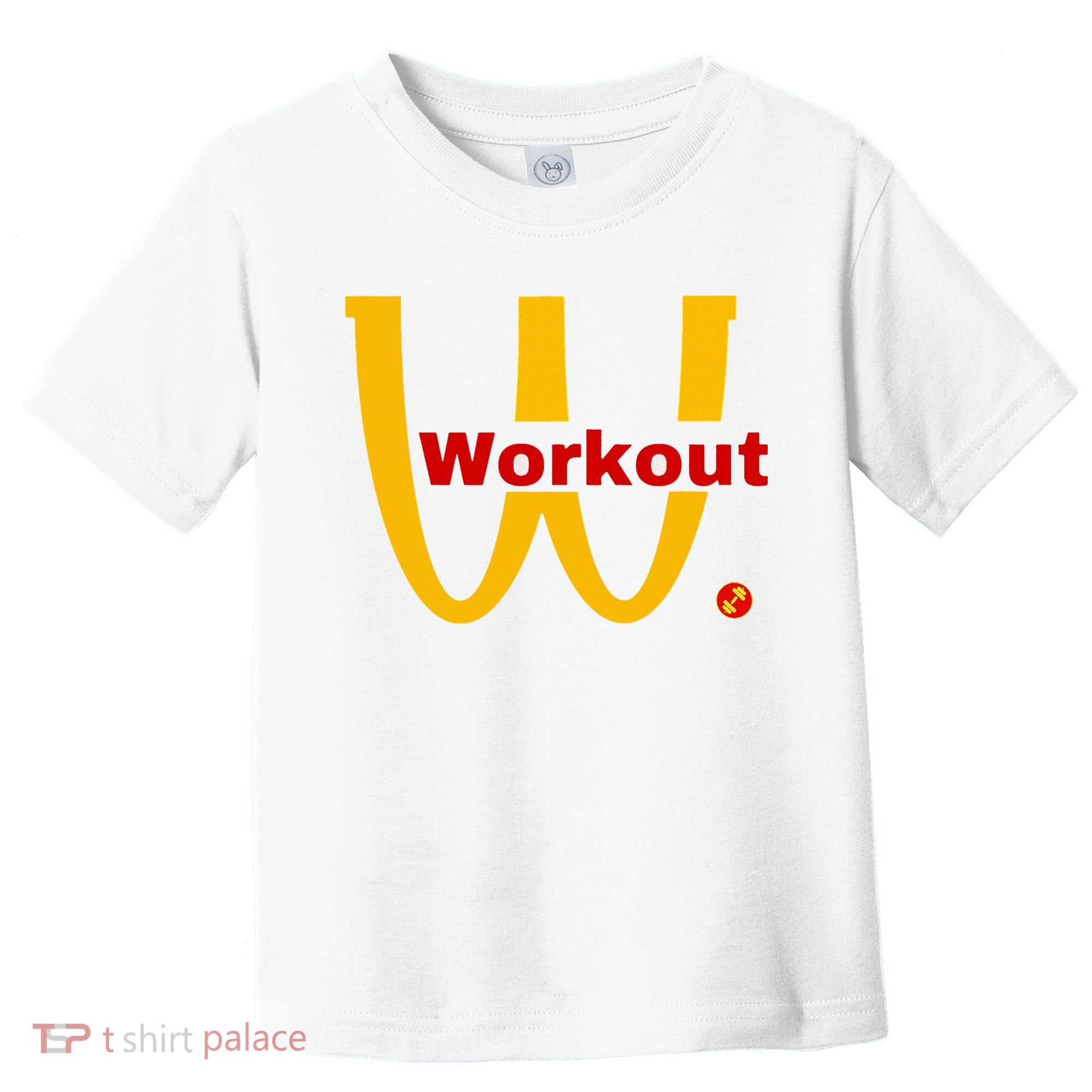 Fitness Gym Sarcastic Spoof Parody Logo Funny Workout Toddler T-Shirt