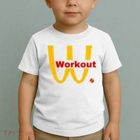 Fitness Gym Sarcastic Spoof Parody Logo Funny Workout Toddler T-Shirt thumb 2