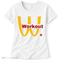 Fitness Gym Sarcastic Spoof Parody Logo Funny Workout Women's T-Shirt thumb 0