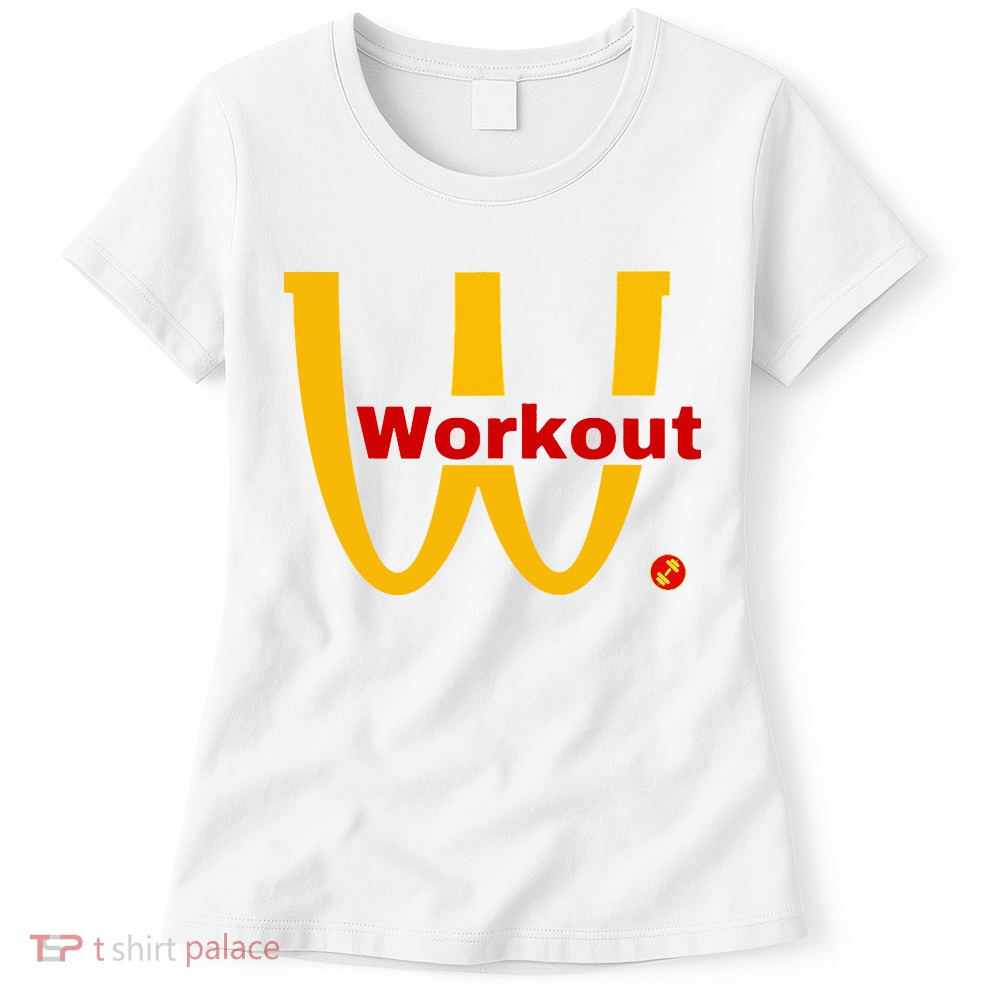Fitness Gym Sarcastic Spoof Parody Logo Funny Workout Women's T-Shirt