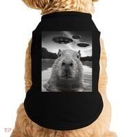 Funny Graphiccapybara Selfie With Ufos Weird Doggie Tank thumb 0