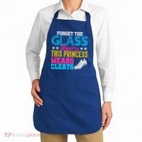 Forget Glass Slippers Princess Wears Cleats Soccer Softball Cute Gift Apron thumb 2