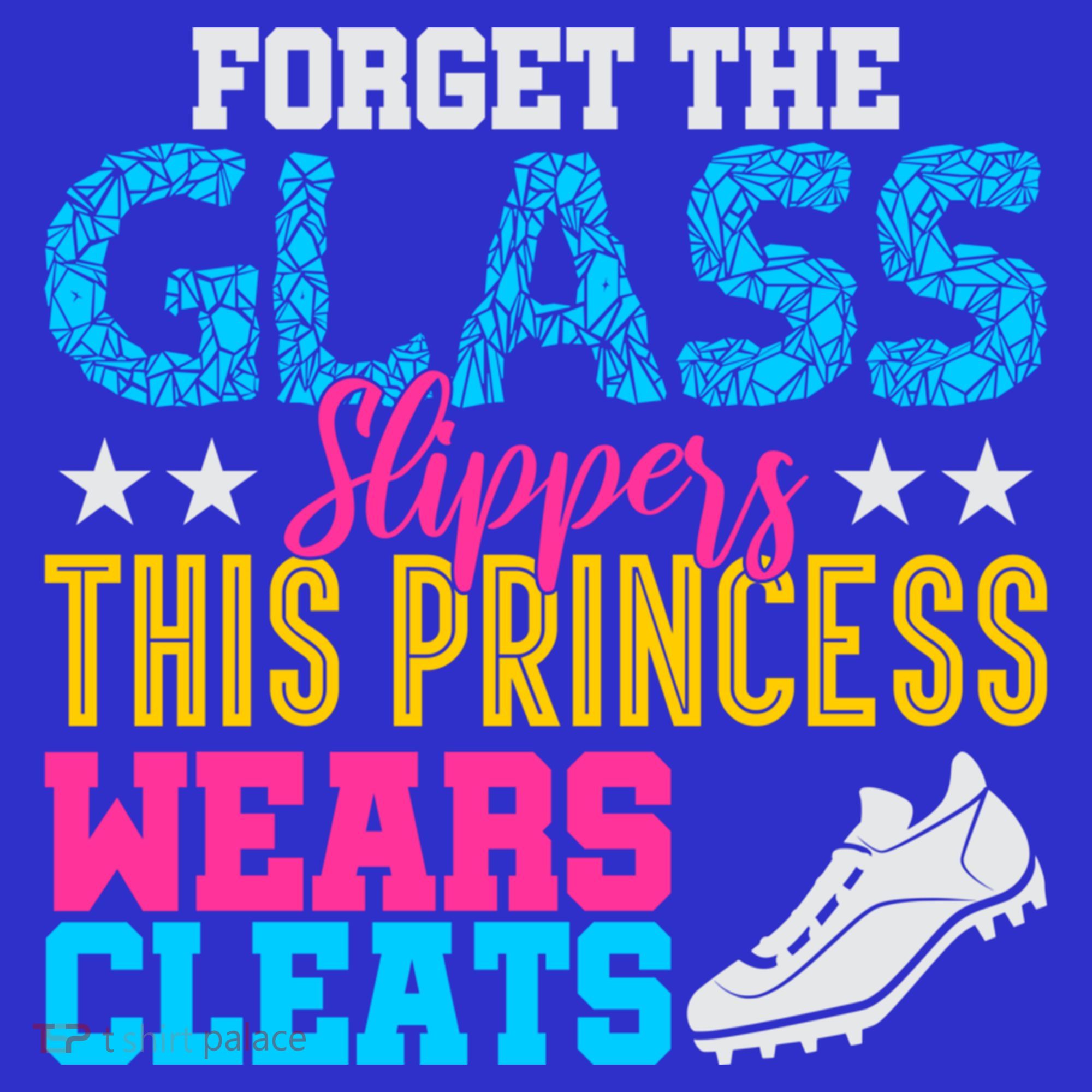Forget Glass Slippers Princess Wears Cleats Soccer Softball Cute Gift Visor