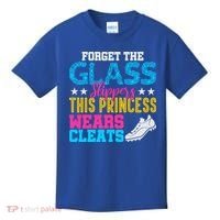 Forget Glass Slippers Princess Wears Cleats Soccer Softball Cute Gift Kids T-Shirt thumb 0