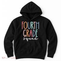 Fourth Grade Squad 4th Teacher Crew Back To School Team Hoodie thumb 0