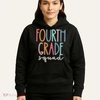 Fourth Grade Squad 4th Teacher Crew Back To School Team Hoodie thumb 5