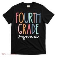 Fourth Grade Squad 4th Teacher Crew Back To School Team T-Shirt thumb 0