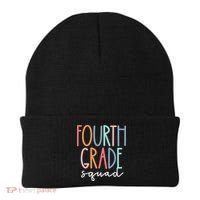 Fourth Grade Squad 4th Teacher Crew Back To School Team Beanie thumb 0