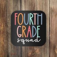Fourth Grade Squad 4th Teacher Crew Back To School Team Coaster thumb 0