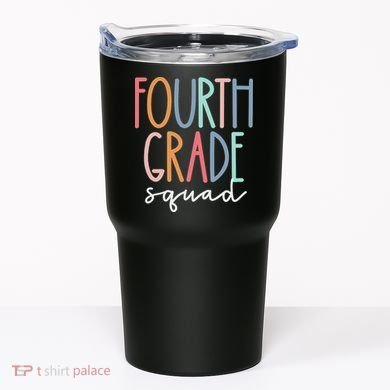 Fourth Grade Squad 4th Teacher Crew Back To School Team Tumbler