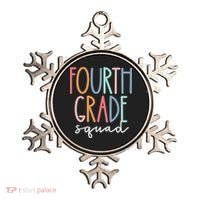 Fourth Grade Squad 4th Teacher Crew Back To School Team Ornament thumb 0