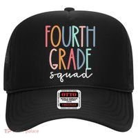 Fourth Grade Squad 4th Teacher Crew Back To School Team Hat thumb 0