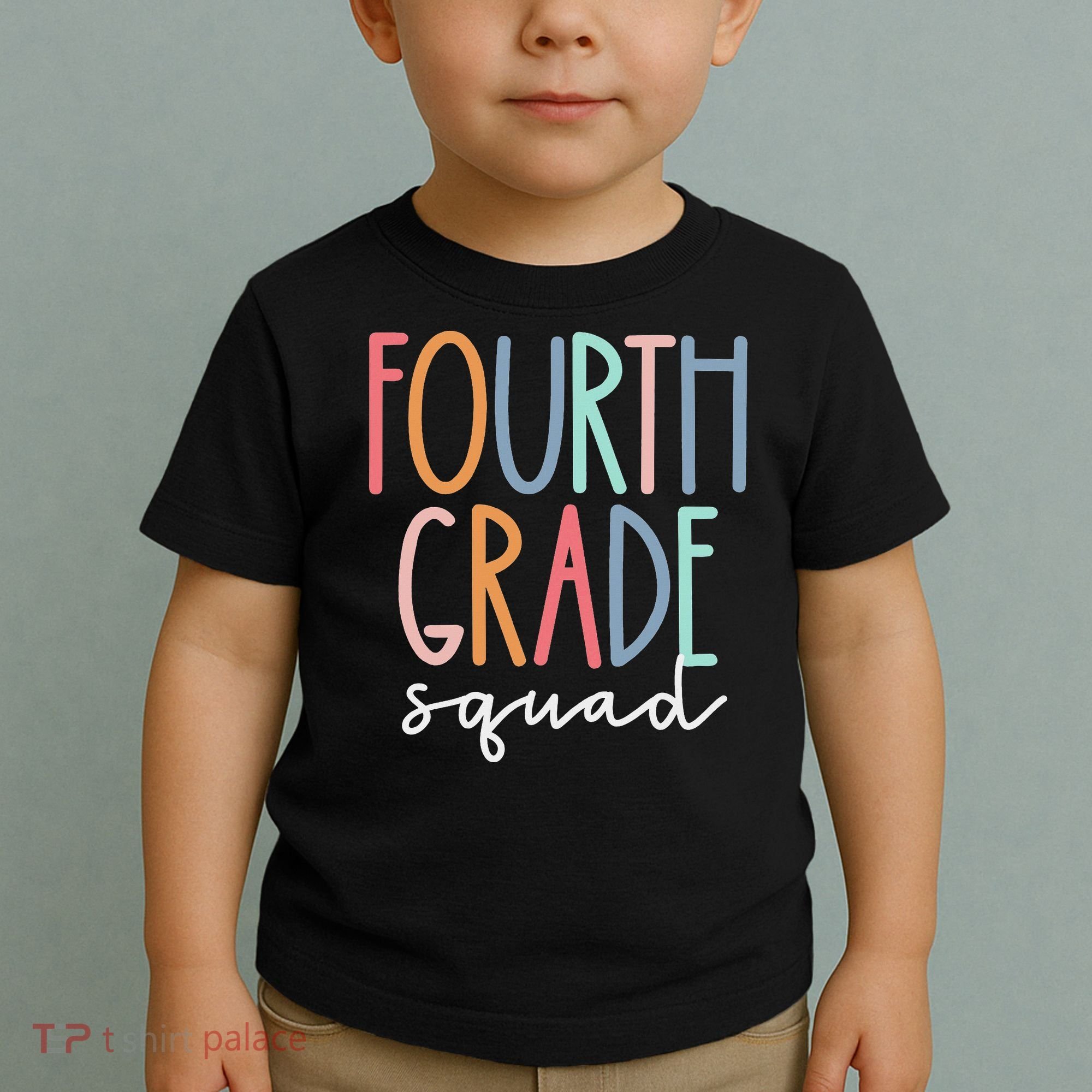 Fourth Grade Squad 4th Teacher Crew Back To School Team Toddler T-Shirt