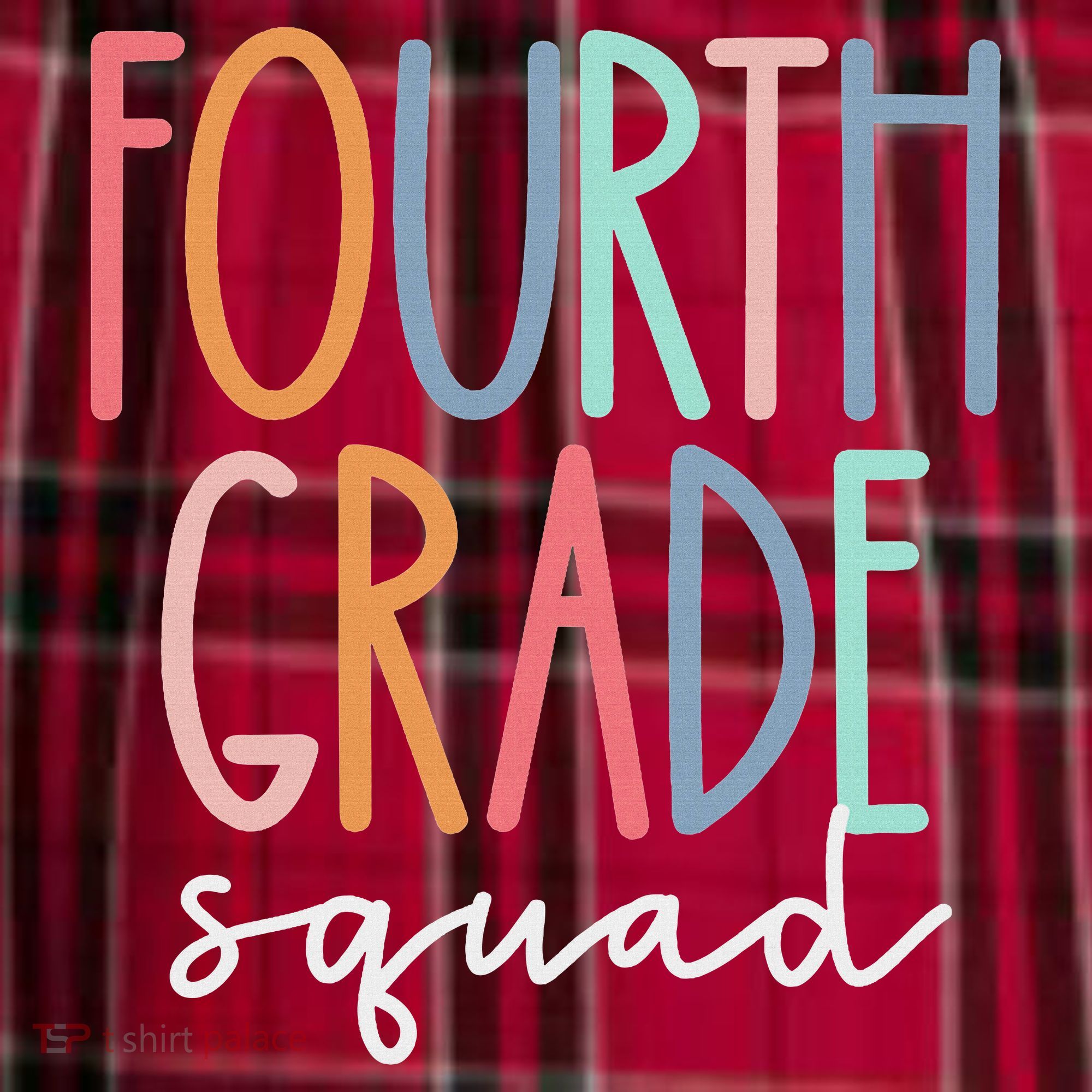 Fourth Grade Squad 4th Teacher Crew Back To School Team Men's Flannel Plaid Pajama Pants