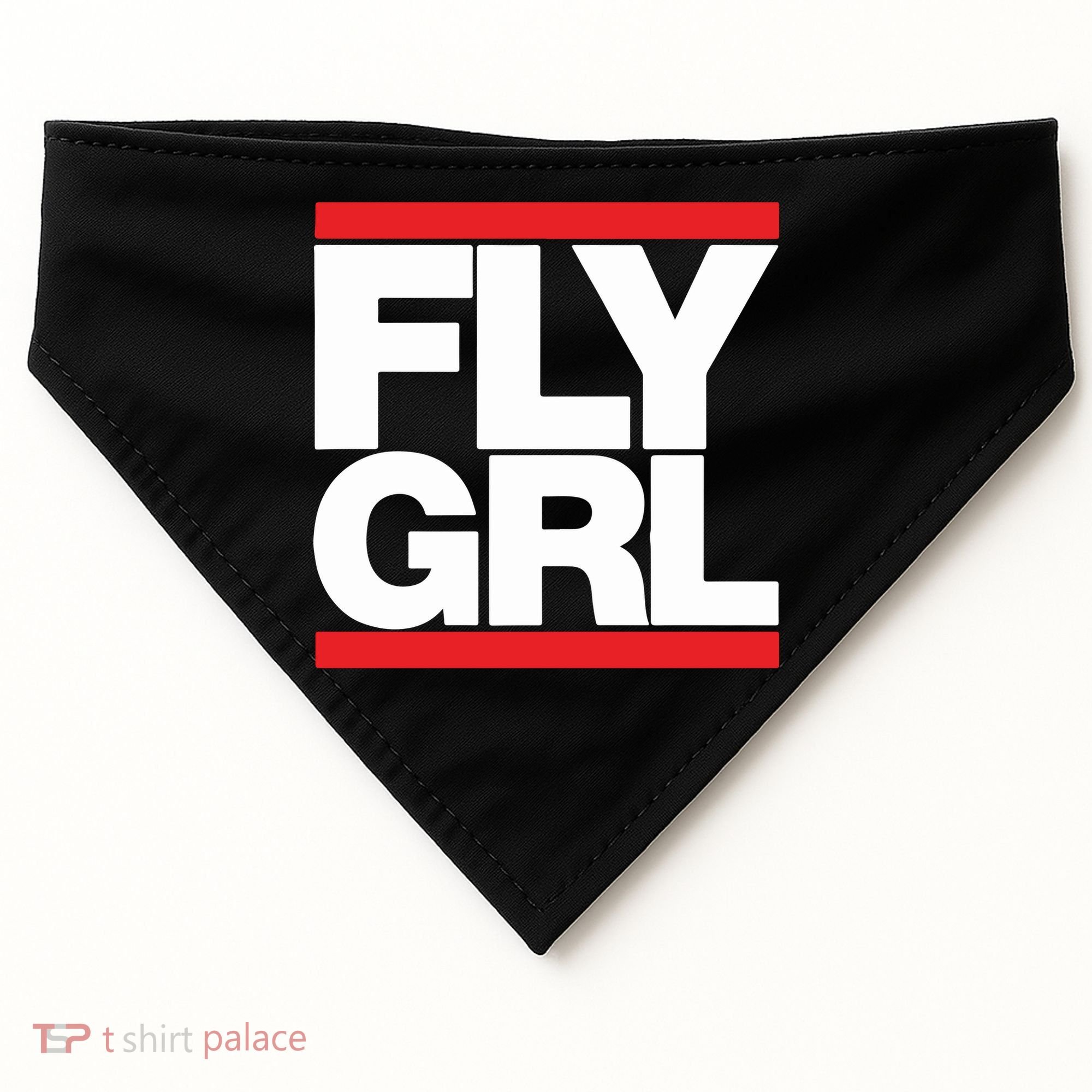 Fly Grl Survival Of The Thickest Mavis Beamont Run Fly Girl USA-Made Doggie Bandana