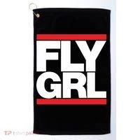 Fly Grl Survival Of The Thickest Mavis Beamont Run Fly Girl Golf Towel thumb 0
