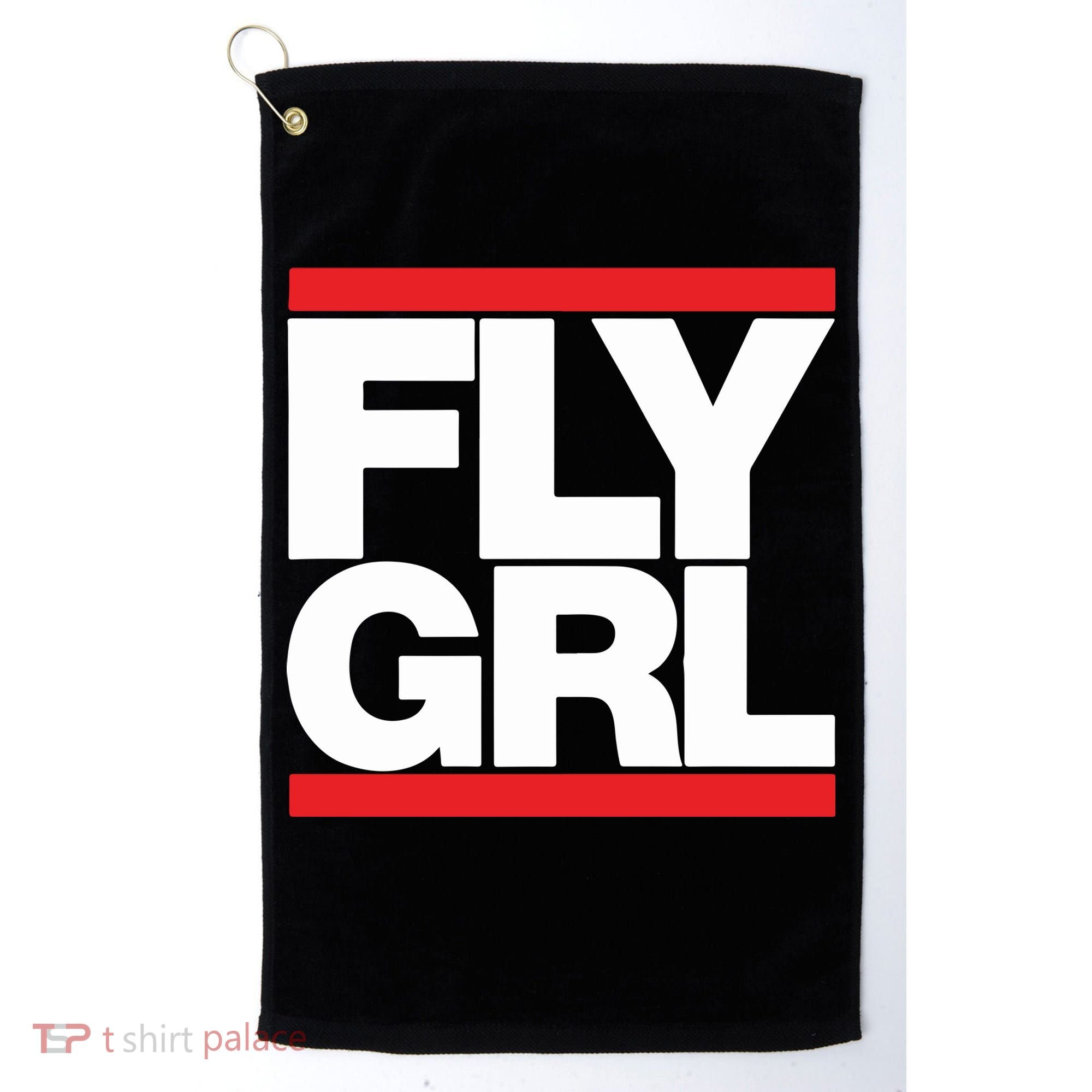 Fly Grl Survival Of The Thickest Mavis Beamont Run Fly Girl Golf Towel