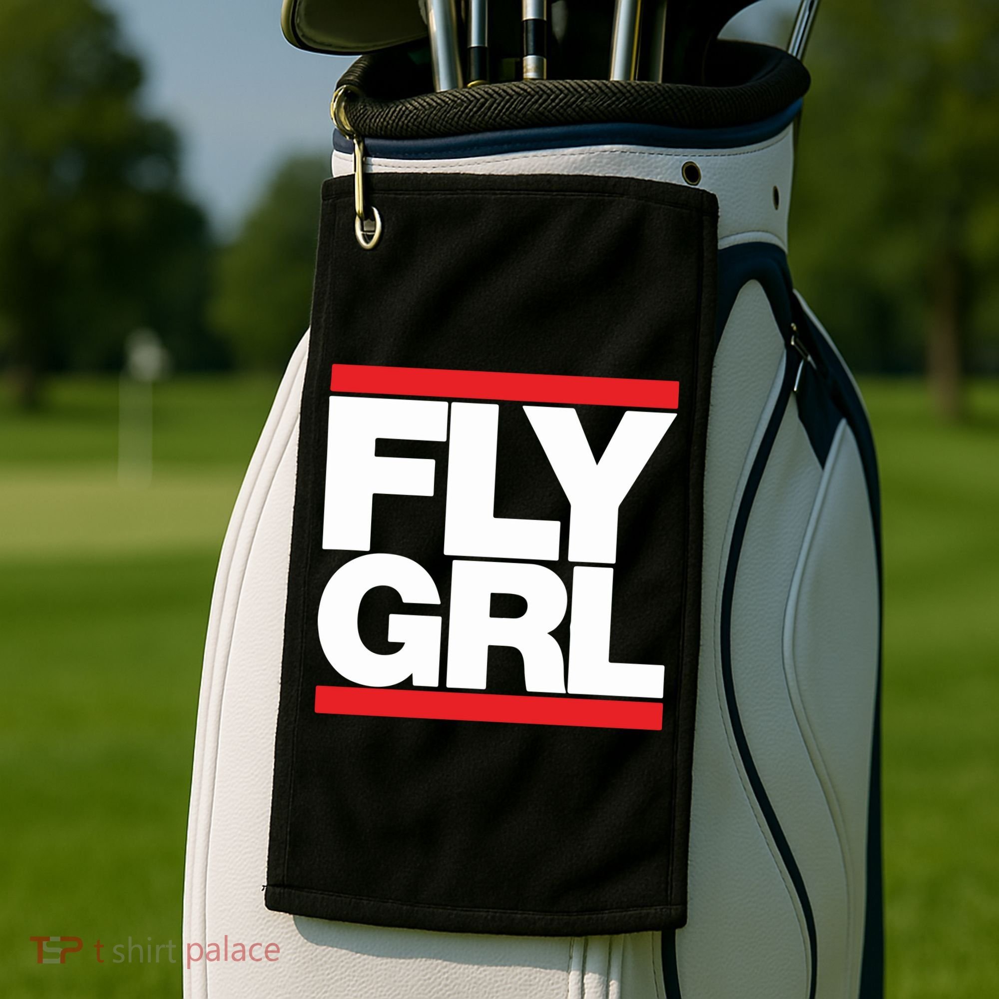Fly Grl Survival Of The Thickest Mavis Beamont Run Fly Girl Golf Towel