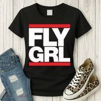 Fly Grl Survival Of The Thickest Mavis Beamont Run Fly Girl Women's T-Shirt thumb 3