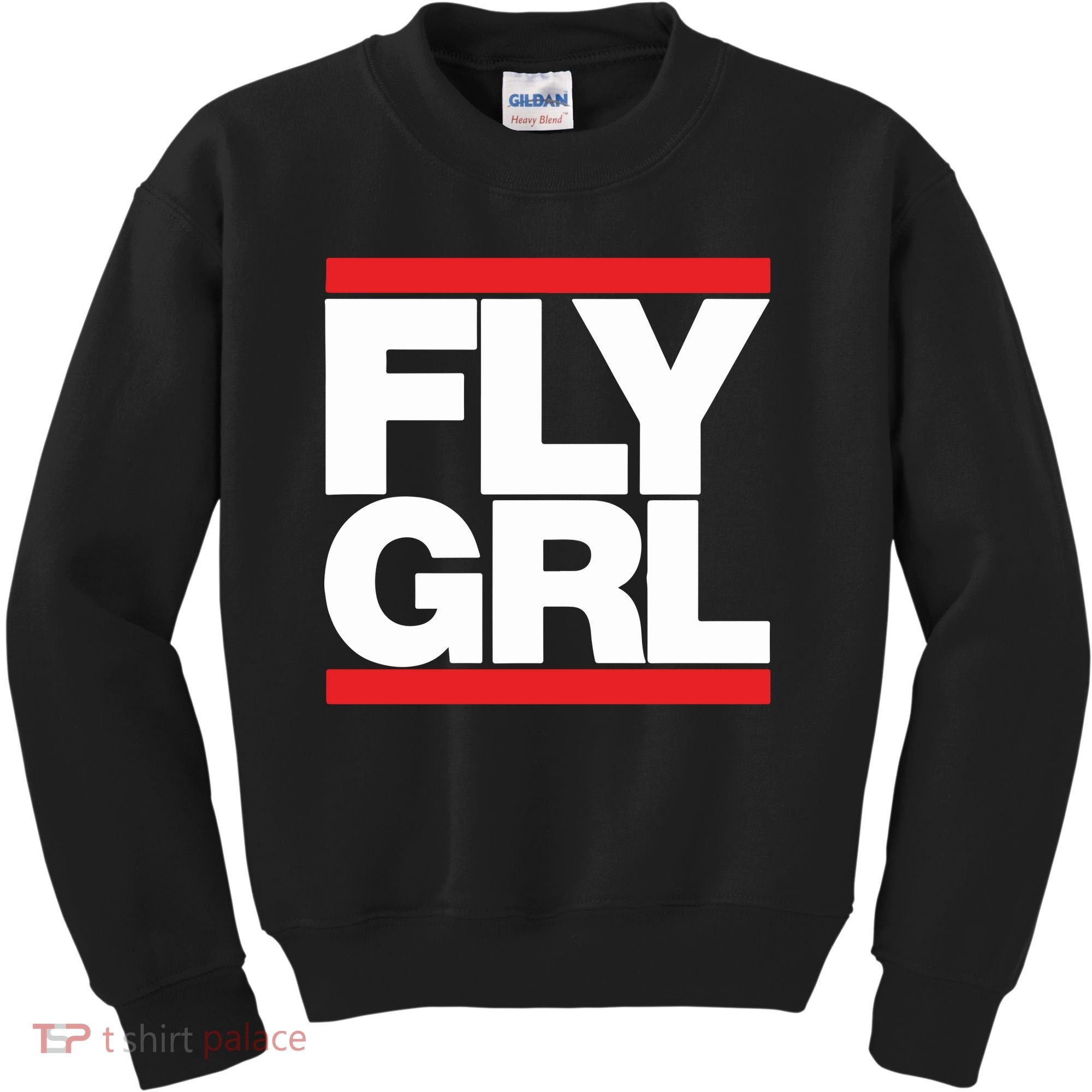 Fly Grl Survival Of The Thickest Mavis Beamont Run Fly Girl Kids Sweatshirt