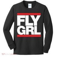 Fly Grl Survival Of The Thickest Mavis Beamont Run Fly Girl Kids Long Sleeve Shirt thumb 0
