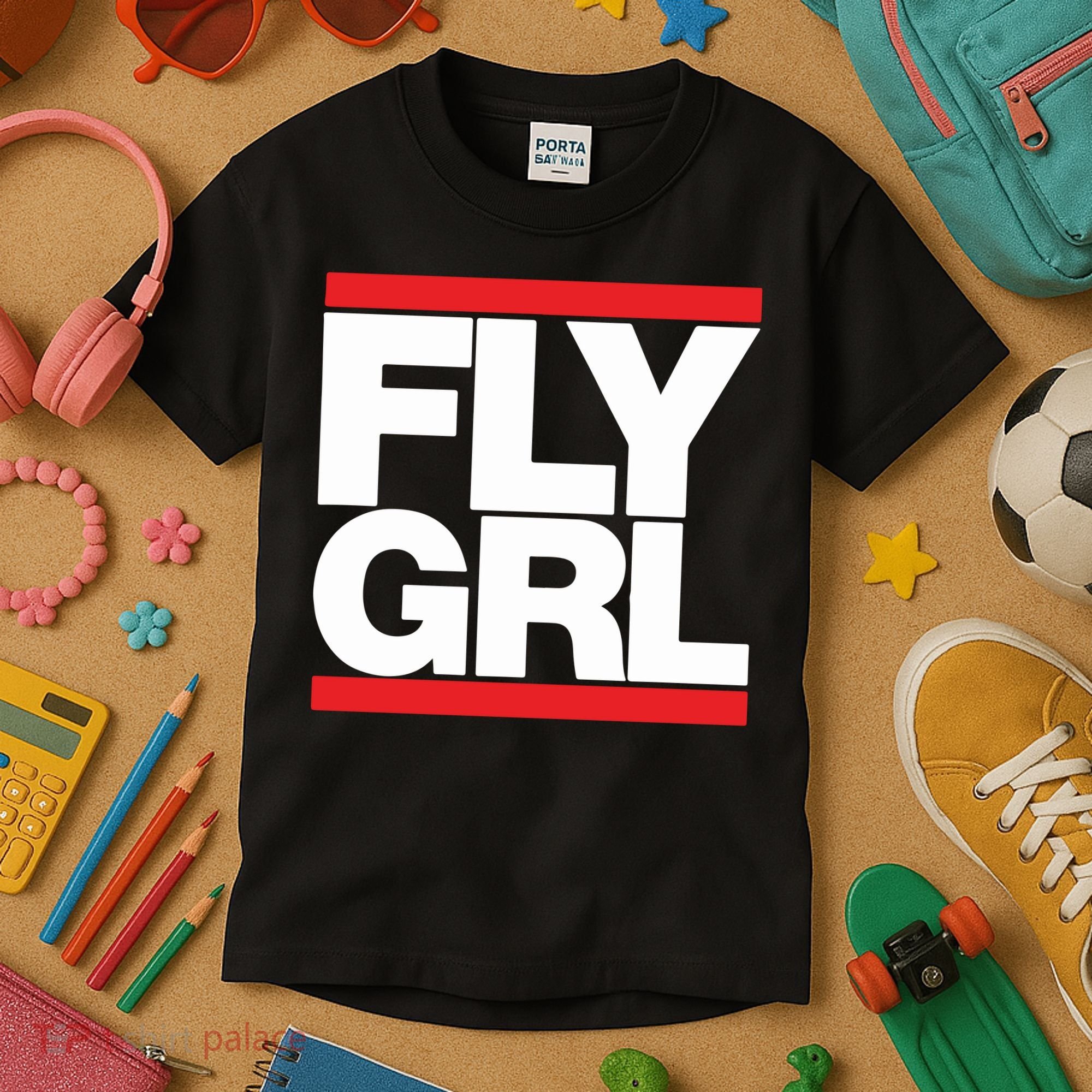 Fly Grl Survival Of The Thickest Mavis Beamont Run Fly Girl Kids T-Shirt
