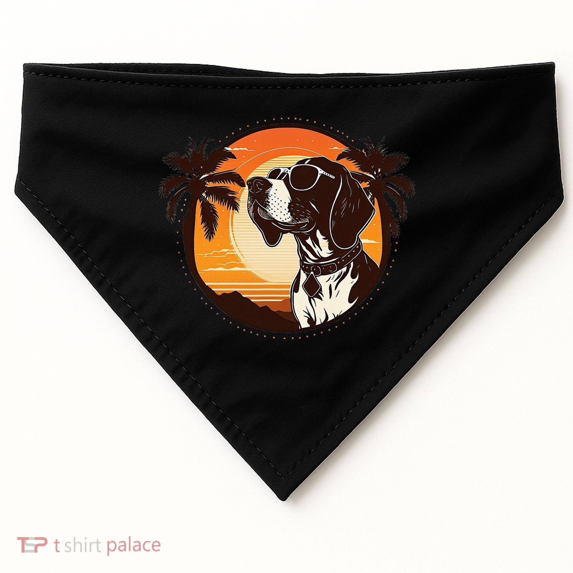 Funny german shorthaired pointer Cute Cool Sunglasses USA-Made Doggie Bandana